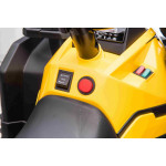 Elektrická štvorkolka  ATV Power - žltá 
